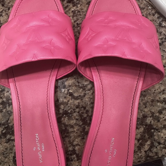 Louis Vuitton Pink Revival Flat Mule - Picture 10 of 11
